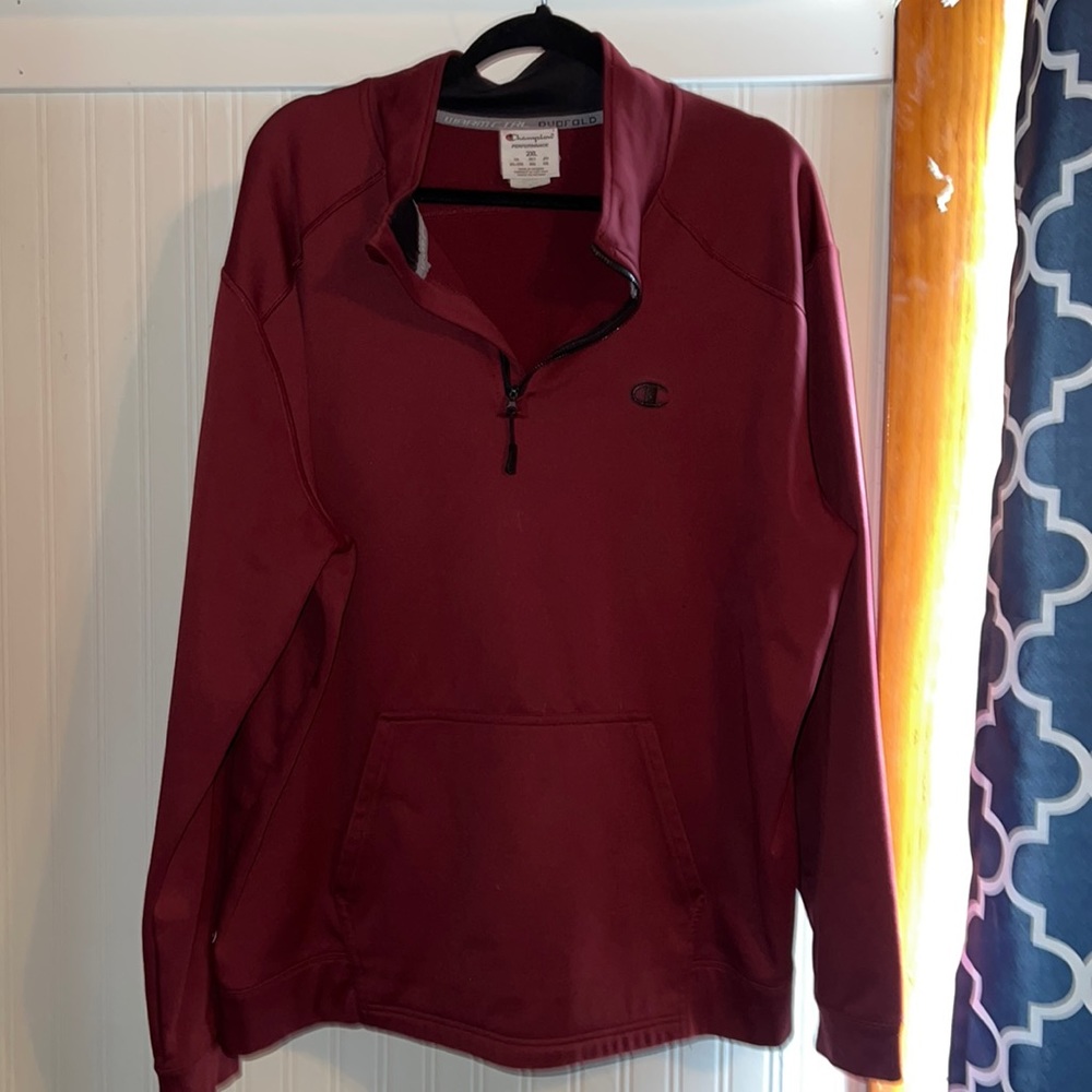 Mens Champion Performance 3/4 Zip Pullover